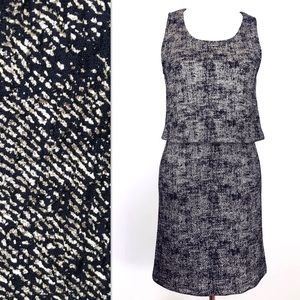 Everly Metallic Gold Knit Sleeveless Mini Dress